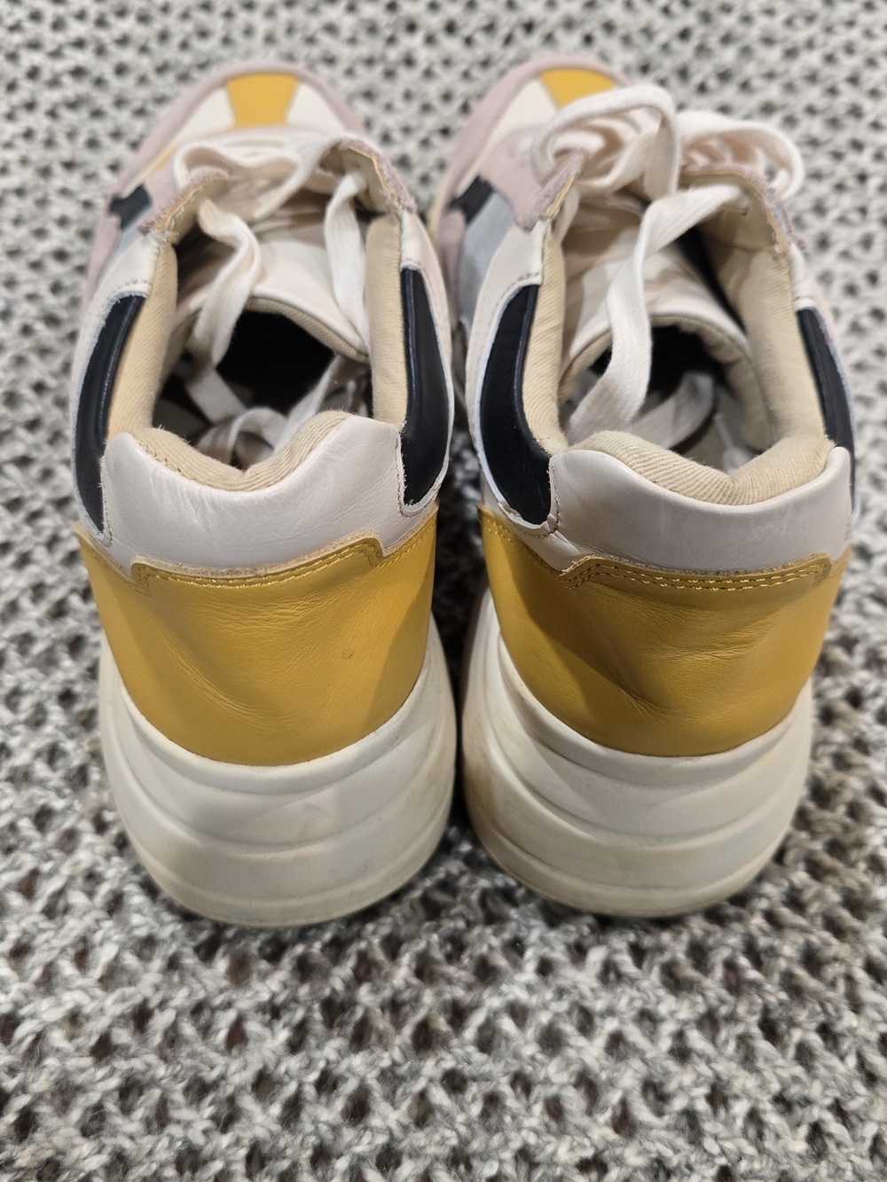 Steve Madden Neutral-Tone Panel Sneakers - Picture 3 of 5